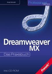 Tapa de Dreamweaver MX. Das Praxisbuch