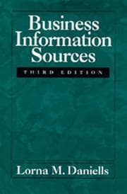 Tapa de Business information sources