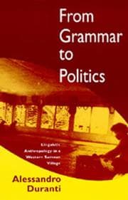 Tapa de From grammar to politics