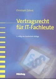 Tapa de Vertragsrecht für IT- Fachleute