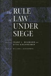 Tapa de The Rule of Law Under Siege