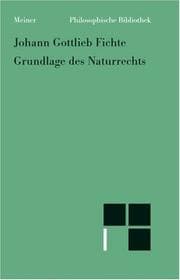 Tapa de Grundlage des Naturrechts nach Prinzipien der Wissenschaftslehre