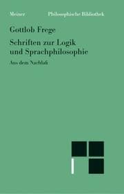 Tapa de Schriften zur Logik und Sprachphilosophie. Aus dem Nachlaß