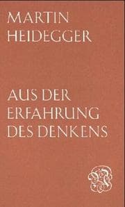 Tapa de Aus der Erfahrung des Denkens