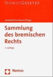 Tapa de Sammlung des bremischen Rechts (SaBremR). Kurzausgabe