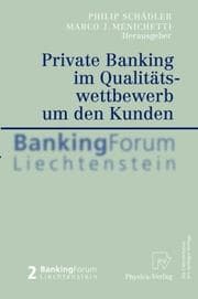 Tapa de Private Banking Im Qualitätswettbewerb Um Den Kunden