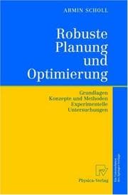 Tapa de Robuste Planung und Optimierung