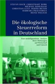 Tapa de Die ökologische Steuerreform in Deutschland
