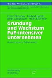 Tapa de Gründung und Wachstum Fue-Intensiver Unternehmen