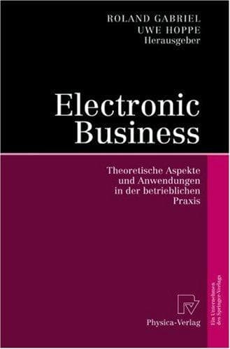 Tapa de Electronic Business