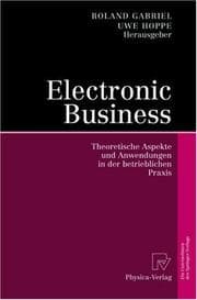 Tapa de Electronic Business
