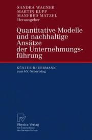 Tapa de Quantitative Modelle und nachhaltige Ansätze der Unternehmungsführung
