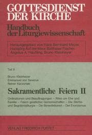 Tapa de Sakramentliche Feiern II
