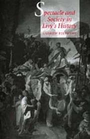 Tapa de Spectacle and society in Livy's history