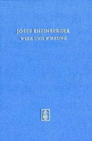 Tapa de Josef Rheinberger - Werk und Wirkung