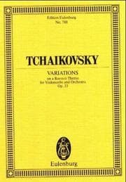 Tapa de Variations on a Rococo Theme, Op. 33