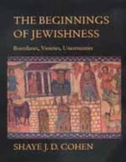 Tapa de The beginnings of Jewishness