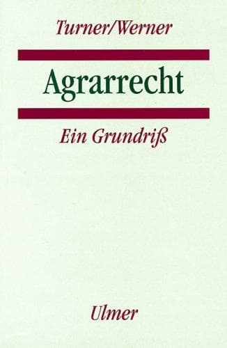 Tapa de Agrarrecht. Ein Grundriß.