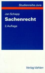 Tapa de Sachenrecht