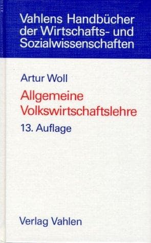Tapa de Allgemeine Volkswirtschaftslehre