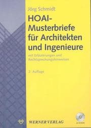 Tapa de Musterbriefe für das Architektur- und Ingenieurbüro. Mit Erläuterungen und Rechtsprechungshinweisen