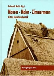 Tapa de Maurer- Maler- Zimmermann. Altes Bauhandwerk