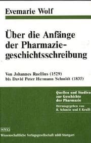 Tapa de Uber Die Angange Der Pharmazie- Geschichtsschreibung