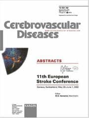Tapa de European Stroke Conference: 11th Conference, Geneva, May-June 2002 (Supplement Issue: Cerebrovascular Diseases 2002, 3)