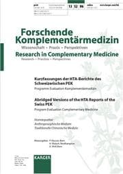 Tapa de Kurzfassungen der HTA-Berichte des Schweizerische PEK Vol. 13