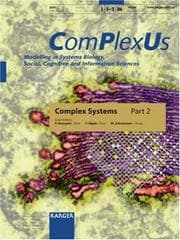 Tapa de Complex Systems
