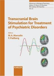 Tapa de Transcranial brain stimulation for treatment of psychiatric disorders