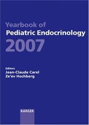 Tapa de Yearbook of Pediatric Endocrinology 2007