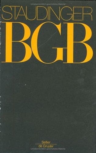 Tapa de Staundinger BGB