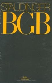 Tapa de Staundinger BGB