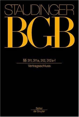 Tapa de Staudinger BGB 2