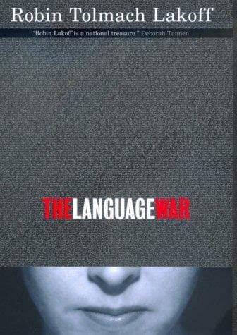 Tapa de The language war