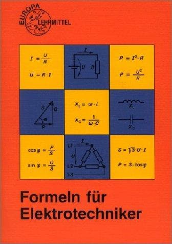 Tapa de Formeln für Elektrotechniker.