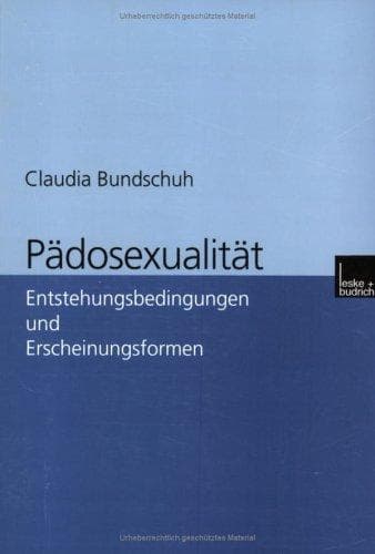 Tapa de Pädosexualität