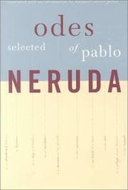 Tapa de Selected Odes of Pablo Neruda (Latin American Literature and Culture)