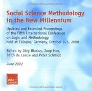 Tapa de Social Science Methodology in the New Millennium