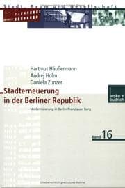 Tapa de Stadterneuerung in der Berliner Republik