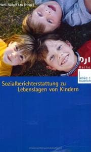 Tapa de Sozialberichterstattung zu Lebenslagen von Kindern