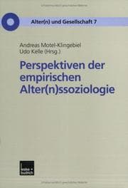 Tapa de Perspektiven der empirischen Alter(n)ssoziologie