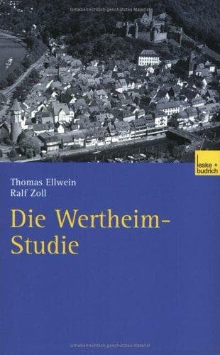 Tapa de Die Wertheim-Studie