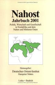 Tapa de Nahost Jahrbuch 2001