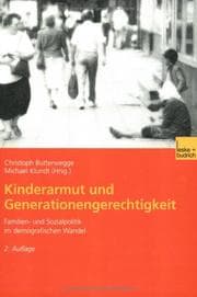 Tapa de Kinderarmut und Generationengerechtigkeit. Familien- und Sozialpolitik im demografischen Wandel