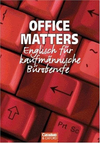 Tapa de Office Matters, Schülerbuch