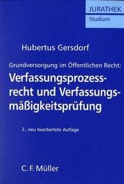 Tapa de Verfassungsprozeßrecht und Verfassungsmäßigkeitsprüfung