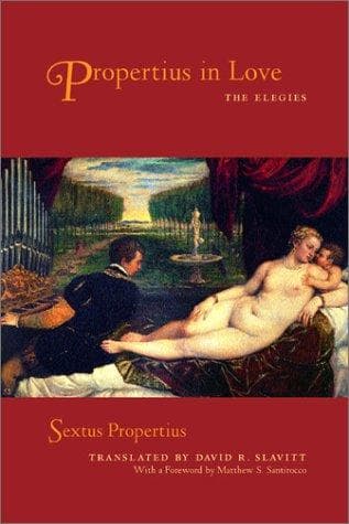 Tapa de Propertius in love