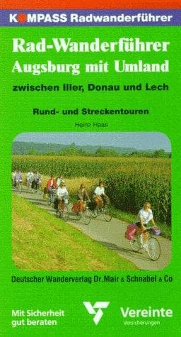 Tapa de Kompass Radwanderführer, Augsburg mit Umland